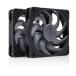  есть перевод!Noctua NF-A12x25 G2 PWM Sx2-PP chromax.black черный 2 шт 120mm 25mm толщина вентилятор охлаждающий вентилятор кейс вентилятор CPU кондиционер водяное охлаждение радиатор 