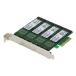 SEDNA - åM2 PCIe SSD SATA 6 G 4ݡRaidץwith HyoperDuoϡɥǥ®ٴؿ( SSD not included )