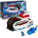 Paw Patrol Aqua Pups Whale Patroller Team Vehicle with Chase Action Figure, Toy Car and Vehicle Launcher, Kids Toys for Ages 3 and up