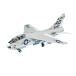 FMOCHANGMDP Fighter 3D Puzzles Plastic Model Kits, 1/48 Scale TA-7C Corsair II Attack Aircraft Model, Adult Toys and Gift, 12.5 x 9.8Inchs