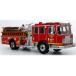 KME Predator Fire Engine Los Angeles County Fire Department Red 5 Alarm Series Limited Edition to 750 Pieces Worldwide 1/64 Diecast Model by Iconic Re
