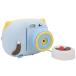 KIMISS 24MP Digital Camera, Instant Camera with Integrated Printer, Multifilter Photograph, Graffiti Video Recorder, Includes Color Art Pens - Blue Ma