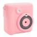 1080P Digital Camera, 2.4 Inch Screen Instant Print Camera ABS for Photography (Roseate)