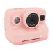 Camera Instant Print, MP3 Player 1080P Digital Camera 2000mAh 2.4 Inch Screen for Outdoor (Pink)