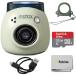 Fujifilm Instax PAL Digital Camera - Pistachio Green Bundle with 32GB Micro SD Card with Adapter, Cleaning Cloth