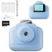 Funio Kids Camera Instant Print, Children*s Mini Camera with 32GB Card, Gift for Boy and Girl, Play Games/Play Music and Video, Blue, Pink & Purple