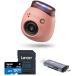 Fujifilm Instax Pal Digital Camera - Powder Pink, Essentials Kit