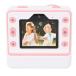 48MP Instant Print Camera with 3 Rolls Print Paper, Front and Rear Dual Cameras with HD Screen (Rose)