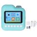 Instant Camera,Portable Travel Print Digital Camera Toy for Outdoor Travel (Blue)