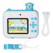 Xolsurg Kids Printing Camera Dual Lens HD Thermal Instant Print Camera for Children (Sky Blue)