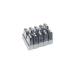  graphic * equalizer fader sliding volume for switch 5mm axis for 10 piece set ( chrome ) 7mm x 4mm x height 12mm