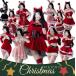  солнечный ta костюмированная игра манто Рождество дизайн изобилие Santa Claus костюм sexy лента гонки носки женский meido One-piece взрослый женский ko