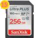 10ĥå SanDisk SDSDUWL-256G-JN3IN ȥ ץ饹 SDXC UHS-I  256GB 15P