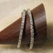 K18WG половина Eternity серьги diamond линия 0.60ct