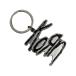 Korn metal кольцо для ключей брелок для ключа кукуруза Logo SILVER