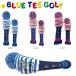 BLUE TEE GOLFpa-72 Golf te стул окантовка вязаный крышка головки цилиндров HC003 голубой чай Golf 