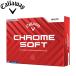 �L�����E�F�C �N���� �\�t�g �z���C�g �{�[�� 2024 �z���C�g 1�_�[�X ���{���K�i Callaway CHROME SOFT WHITE ����
