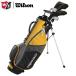  Wilson PROSTAFF-JGI-JUNIOR-MEDIUM Junior 5 шт. комплект + caddy bag есть (8-11 лет предназначенный )