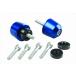 4945716158057 solid наконечники руля голубой Honda | Suzuki M6 031176-01-10 POSH FAITHposhu лицо 