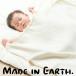  baby cotton blanket . becomes / tea (70×100cm)meido* in * earth made in Japan 