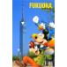  телефонная карточка телефонная карточка Mickey Mouse Fukuoka tower достопримечательность серии NO.39 DM002-0089