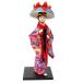  японская кукла 9 дюймовый Okinawa . type кимоно . лампочка танцы розовый 303-120