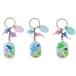  Ocean скетч брелок для ключа Okinawa 1 шт одиночный товар можно выбрать 3 вид симпатичный иллюстрации plate морской очарование OKINAWA