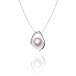  ڥ K18WG 8.5mm 0.01ct ͥå쥹 γ    ѡ  뺧ǰ ͵ ̵ ץ쥼