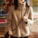  boa fleece jacket plain fastener coat winter outer Pocket to equipped body type cover large size easy commuting 