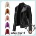  leather jacket lady's ram leather light robust! spring autumn single rider's jacket stylish simple 
