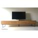  slash 180TV панель металлический ножек маленький .. модель Северная Европа вкус Mid-century ТВ-тумба из дерева телевизор панель дверь выдвижной ящик местного производства грецкий орех чистота сделано в Японии 