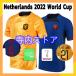 オランダ代表　レプリカユニフォーム サッカー2022年ワールドカップ tシャツ キッズ オランダ代表 選手仕様ウェア