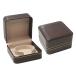  ювелирные изделия кейс / браслет кейс [ Brown ] искусственная кожа / bell спальное место примерно 9.5x9.5x6cm чай цвет 