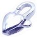  серебряный Class p Heart Class p примерно 12mm /10 шт / rhodium покрытие застежка металлические принадлежности end детали SV925 sc21-w