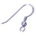  серебряный детали серьги крюк детали примерно 32x8mm 10 пара sv925 rhodium цвет покрытие se15w