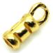 end детали наконечник желтый rhodium покрытие примерно 9x3.5mm серебряный SV925 /10 шт / аксессуары детали 