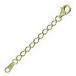  серебряный 925 регулировщик end детали примерно 80mm /10 шт / sv925 желтый rhodium цвет покрытие 
