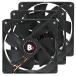 High Airflow PC Case Fan - 120mm 3-Pin 3000RPM Dual Ball Bearing Computer Fan with Thin Blades and Long Life, Cooling for Desktop CPU (3 Pack ¹͢