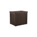 Suncast 22-Gallon Small Deck Box - Lightweight Resin Outdoor Storage Deck Box and Seat for Patio Cushions, Gardening Tools and Toys - Java Br ¹͢