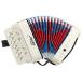 Eastar piano accordion 10 key beginner set musical instruments white Christmas gift / present parallel import 