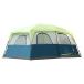 Portal 14' X 10' Family Cabin 2-Room Tent with a 10 Person Capacity, Blue/Green ¹͢
