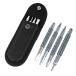 BESTNULE 4-Piece Nail Setter Dual Head Nail Set  Dual Head Center Punch  Hammerless Cold Chisel  Hinge Pin Remover Punch Set, Nail Sett ¹͢
