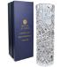 CS Crystal Vase 15-inch high, Frost Flower Design, for Flowers  Decor. Lovely Nice Shiny Piece. Perfect as a Gift, Suitable for All Occasi¹͢