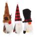 Christmas Wine Bottle Topper 3Pcs Christmas Wine Bottle Covers Gnome Hat Bottle Toppers Faceless Doll Wine Decoration For Xmas Holiday New Ye ¹͢