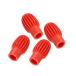 PATIKIL Drum Mute Drumstick Silent Tip Drum Dampener Silicone Rubber Practice Percussion Tips Mute Red 4pcs ¹͢