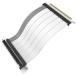 Cooler Master MasterAccessory Riser Cable PCIe 4.0 x16 300mm V2 White, PCIe 4.0 | Older Compatible, EMI shielded 30 AWG, TPE Cable Sleeves, ¹͢