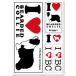 < Bear dead >I Love стикер 