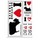 < Scotch >I Love стикер 