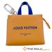  Louis Vuitton сумка очарование *LV Mini shopa-M02699 Logo orange голубой кожа Mini сумка бардачок ключ очарование аксессуары LOUIS VUITTON* б/у 