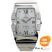  Omega Constellation k Ad rela1586.79 батарейка заменен белый ракушка циферблат бриллиантовая оправа кварц наручные часы женский часы OMEGA* б/у 